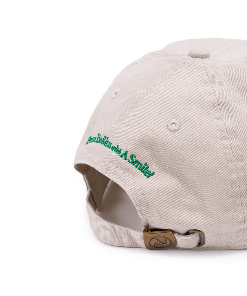 BIGWAVE COLLECTIVE Peace Run Washed Ball Cap (Putty)