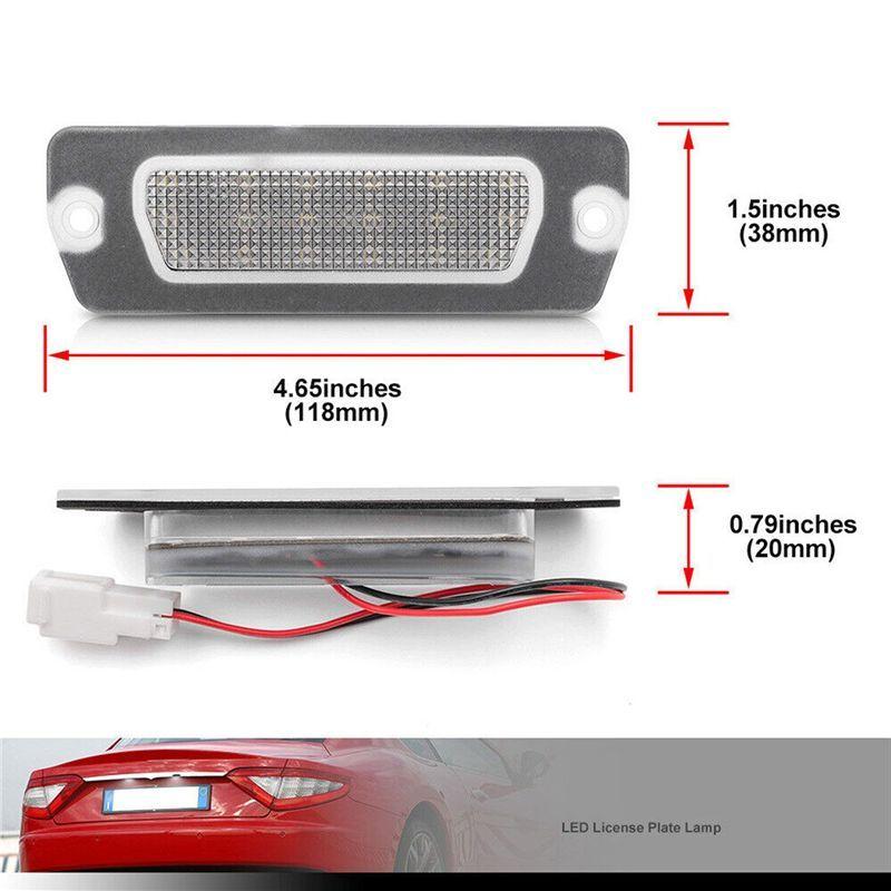 Precise LED License Plate Light For Granturismo Grancabrio Coupe 4200 4200 GT 2001-2007 198231