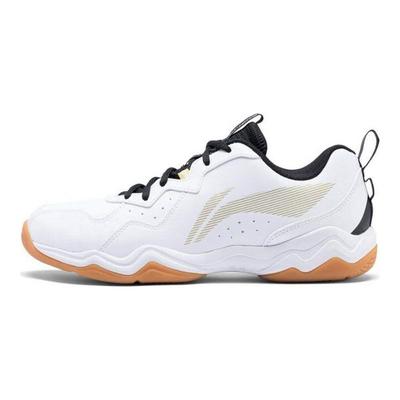 CS6 Non-Slip Wear-Resistant Breathable Low-Top Badminton Shoes Unisex Shoes White AYTS055-1