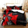 Bettwäsche-Set „Corporation Red Umbrella“ für Jungen und Mädchen, Einzel- und Doppelbettgröße, Bettbezug, Kissenbezug, Kinder- und Erwachsenenmode, Heimtextilien