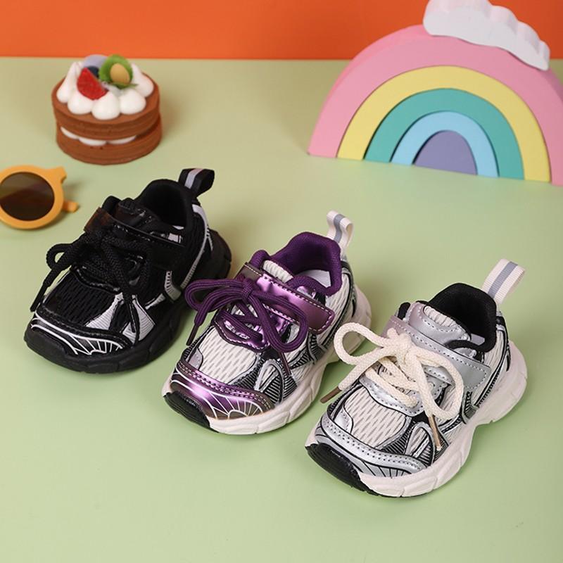 Baby Sneakers Non-slip Mesh Breathable Toddler Kids Running Shoes Soft Bottom 2025 New Boys Girls Sports Shoes Comfortable