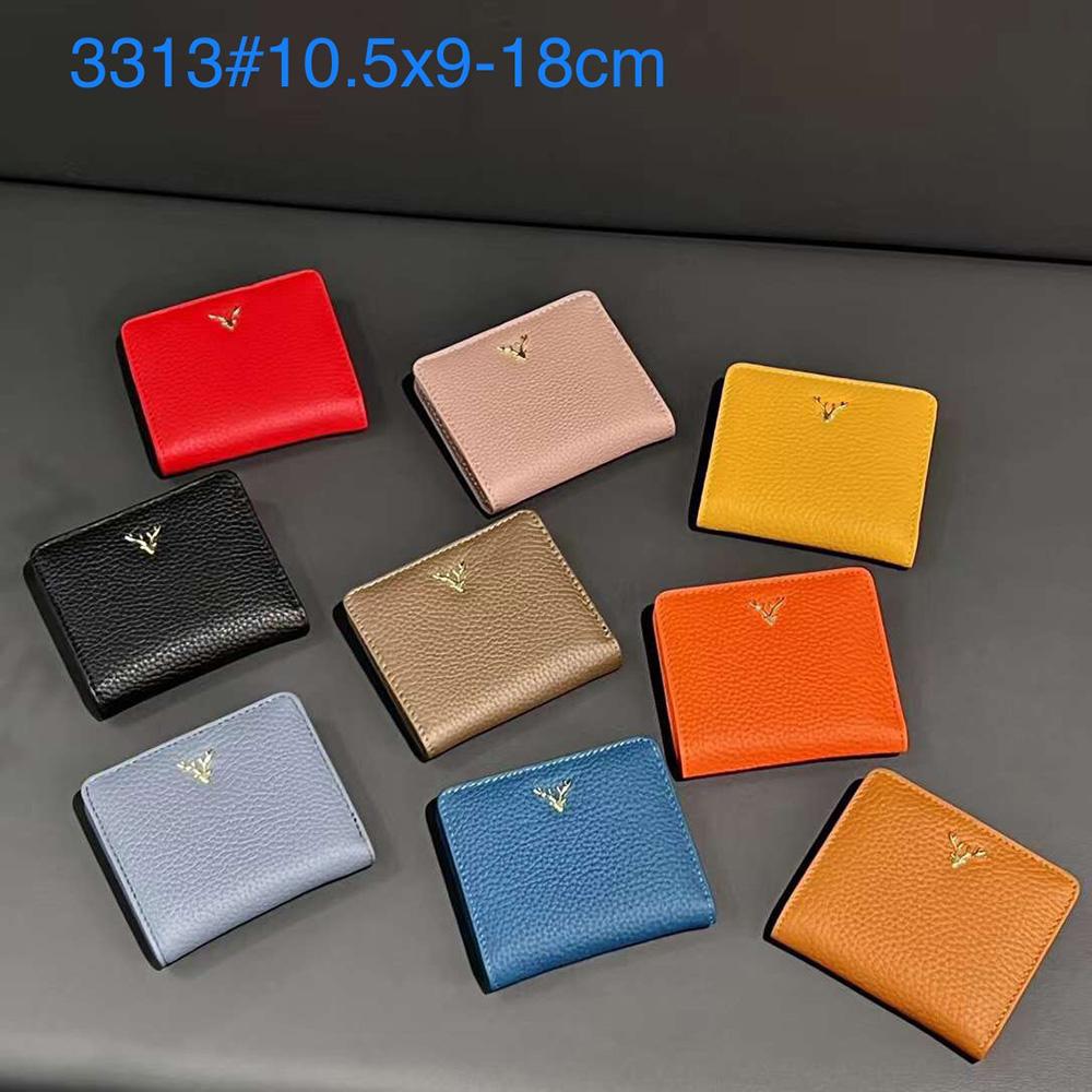 Portofele de damă scurte din piele naturală 2025, primul strat de piele de vacă, portmoneu de modă, portofel bifold cu cerb, suport pentru carduri