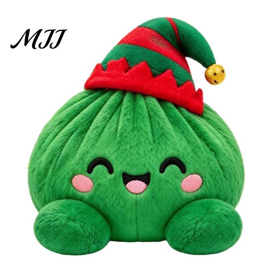 Office Desk Stress Relievers Giant Dumpling Plush Pillow, Cute Stuffed Steamed Bun Toy, Soft Unique Gifts for Friends Family Food Decompression Fidget