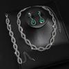 Winter Europäische und Amerikanische Accessoires Halsketten, Armbänder, Ohrringe, Sets, Dreiteilige Sets, Hochzeits-Abendkleider, Vielseitiger Schmuck