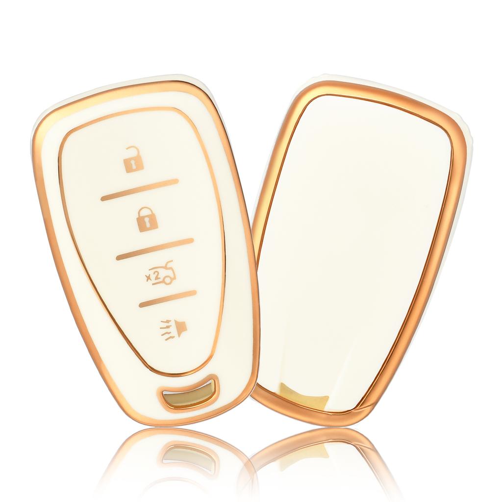Car Key Fob Case Cover For Chevrolet Blazer Malibu Camaro Cruze Traverse Spark Equinox Sonic Volt 5 Button Key Protect Shell