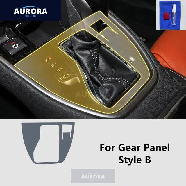 For SUBARU OUTBACK 20-23 Car Interior Center Console Transparent TPU Protective Film Anti-scratch Repair Film Accessories Refit For Gear Panel B