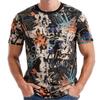 Summer Men's T-shirt Fashion Graffiti Pattern 3D Print Casual Loose Outdoor Boy Short Sleeve Tees Top Pullover Clothing