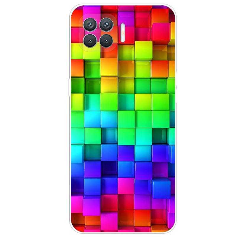 For OPPO Reno4 Lite Case Reno5 Lite Shockproof Soft Silicone TPU Back Cover For OPPO Reno 5 4 Lite Phone Cases Case Cute Cartoon