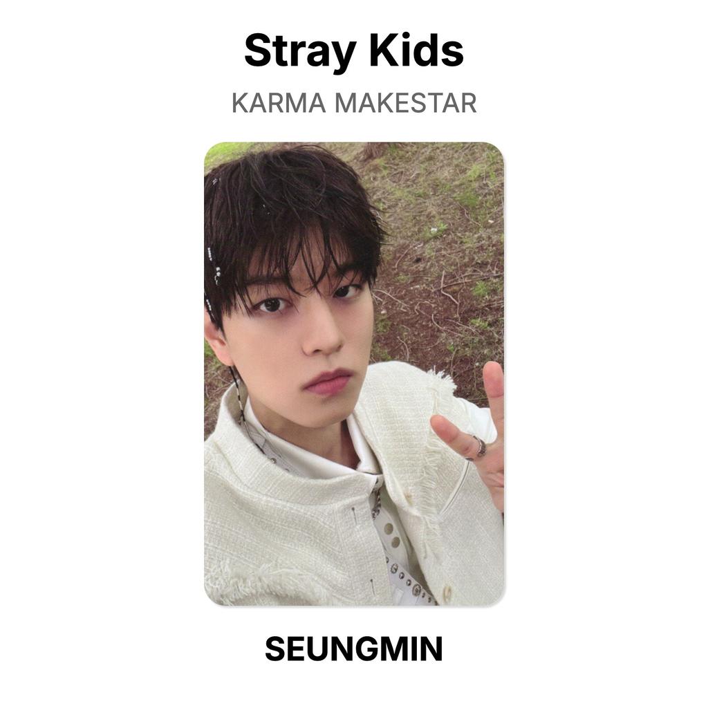 Stray Kids KARMA MAKESTAR Official Photocard
