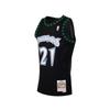 Maillot Rétro Timberwolves Du Minnesota Garnett 1997/1998 Noir 100 % Polyester