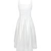 One Moment Waltz White Spaghetti Strap Dress - Women's Mesh Puffy Fairy Long Dress