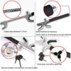 Sutekus Steering Wheel Lock, Anti-Theft, Anti-Theft, Super Strong Security, Emergency Escape, Includes 3 Spare Keys