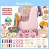 Colorful Children's Diy Clay Set Creative Cartoon Ice Cream Noodle Machine Toy