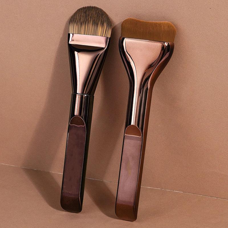 Flat-Headed Foundation Brush Professional Portable And Easy-To-Clean Makeup Brush