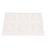 6 Cavity   Mold PP Plastic Simulated Dessert Mould for Making Pudding Mousse Cake Snow Skin  