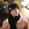 2 in 1 Sturmhaube Männer Frauen Winter Warm Gestrickte Mütze Vollgesichts-Skimaske Outdoor Radfahren Ohrenschützer Mütze Kältefest Atmungsaktiv Maske