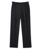 Neibieol Fine Wool Single-Pleat Tapered Pants - Black