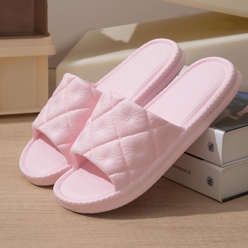 Summer Slide Slippers Women Men New Anti-Slip Bathroom Home Slippers Indoor House Shoes Shower Sandals