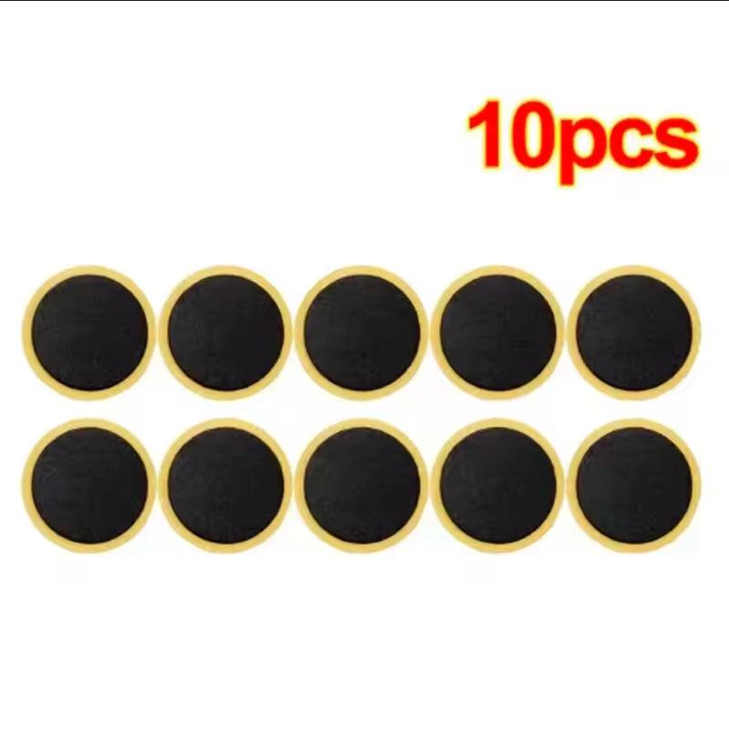 10-100pcs Bicycle Glue-free Tire Patches Bike Tire Patch Tool Without Glue No-glue Adhesive Quick Drying Bike Accessories