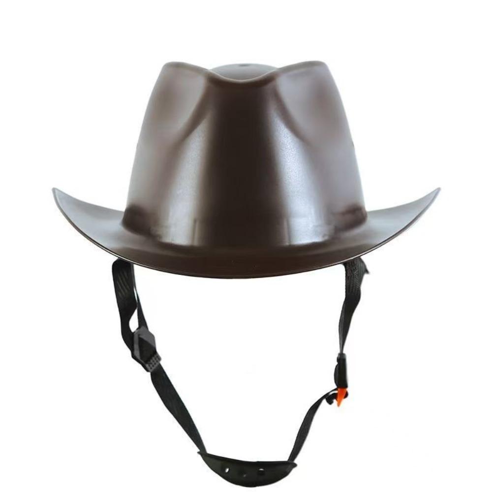 Hochdichter Polyethylen-Schutzhelm Cowboy-Stil Vollrand-Schutzhelm Für die Arbeit im Freien