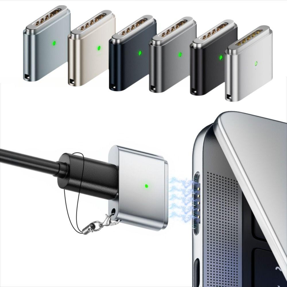 Indicator Light USB Type-C Converter Laptop Connector for MacBook Air/Pro 13 14 15 16 M1/M2/M3/M4