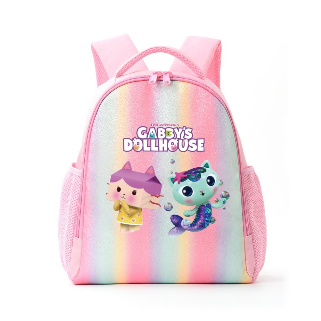 Gaby'S Doll House Children'S Backpack Elementary School Student Rainbow School Bag Children'S Backpack Light Casual