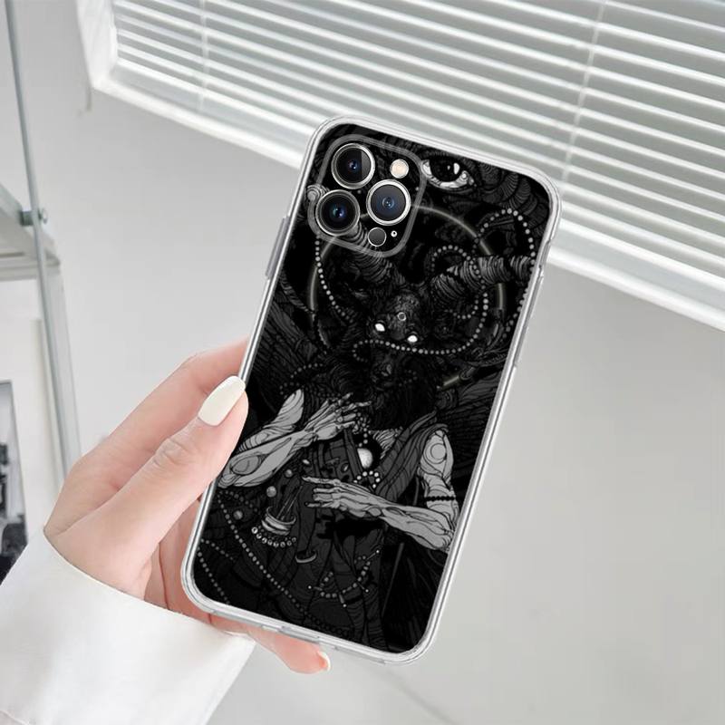 Pouzdro na telefon Ďábel Satan Silikonové Měkké pro iphone 14 13 12 11 Pro Mini XS MAX 8 7 6 Plus X XS XR Kryt
