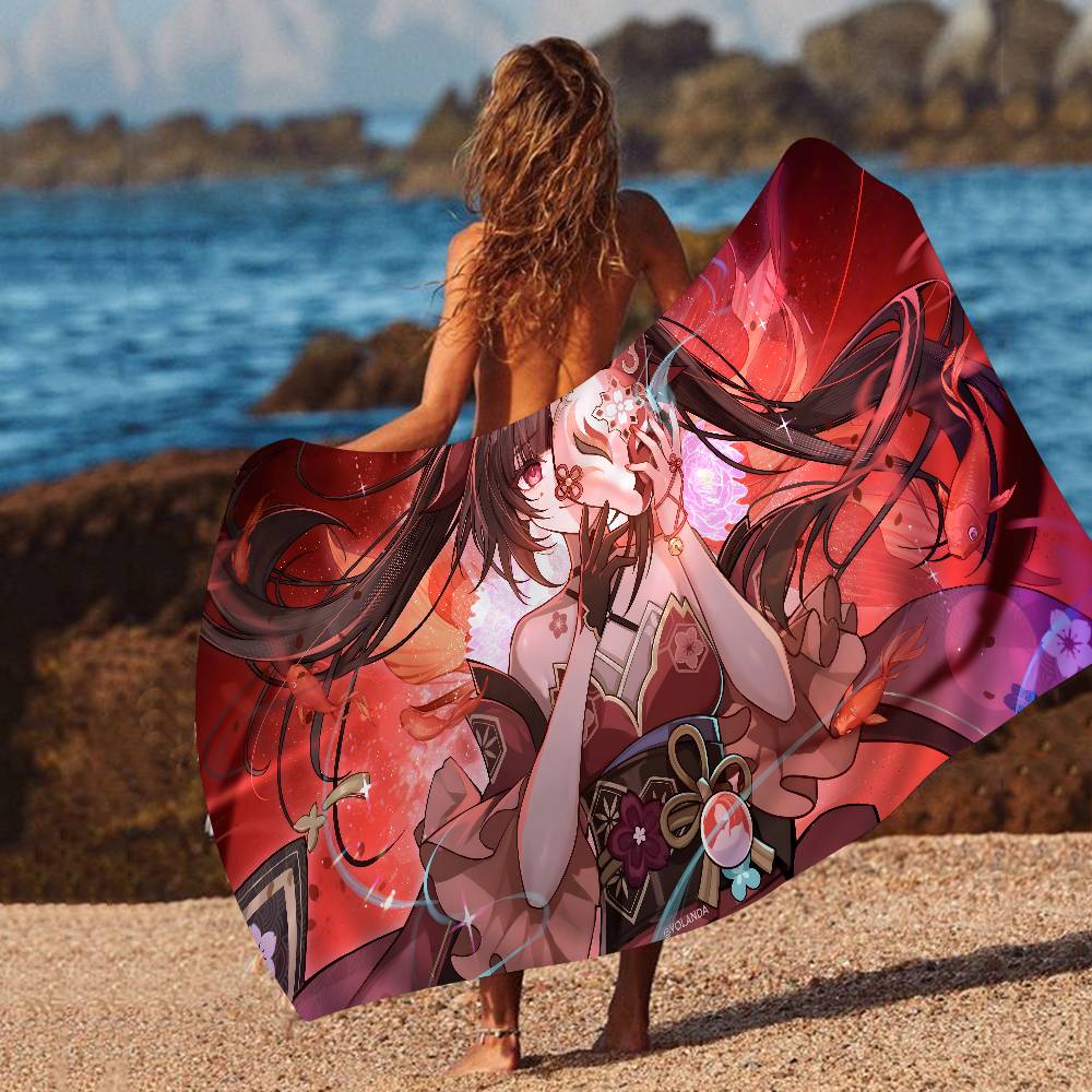 S-Sparkle Elegant-Fantasy Microfiber Printed Beach Towel Mountain Climbing Yoga Beach Swimming Running Absorbent Soft Towel