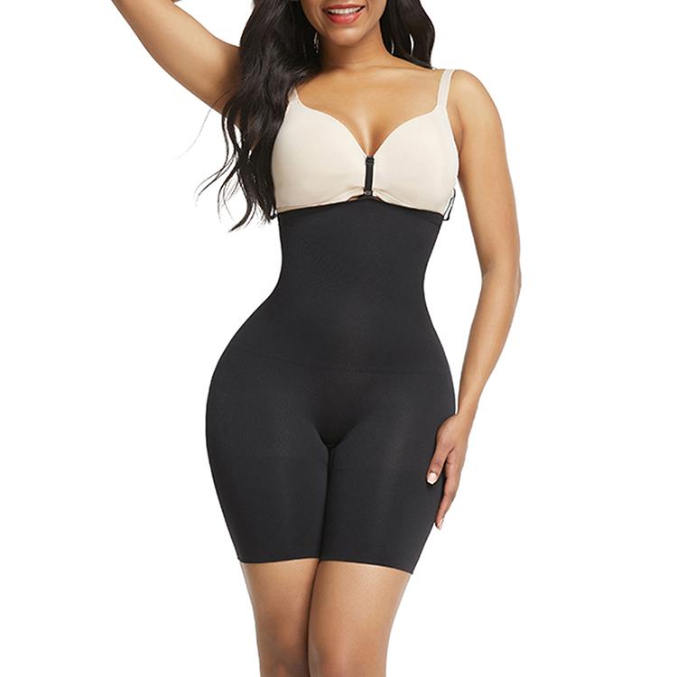 HEXIN Compression Elasticity Seamless High Waist Tummy Control Shaper Butt Lifter Enhancer Hip Women Shapewear XS/S