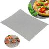 5pcs Bbq Grill Mesh Nonstick Mat Reusable Sheet Heat Resistant Baking Cooking