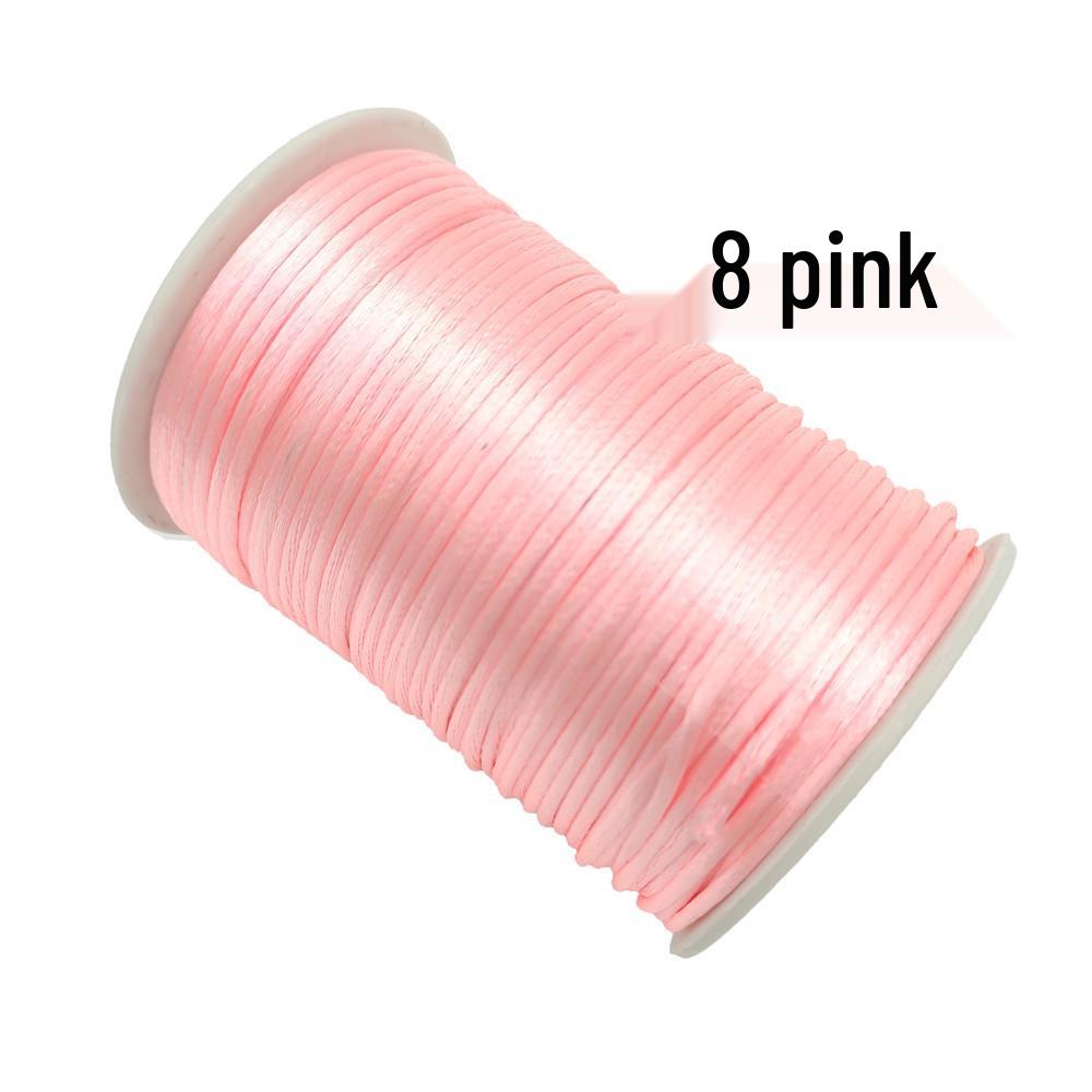 Handmade Chinese Knot Cord No. 5, 100m - Korean Weaving Rope for Bracelets & Necklaces.