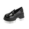 Platform Women's New Inner Height Increase Leather Small Leather Shoes Small Size 3233 Thick Heel Single Shoes Women