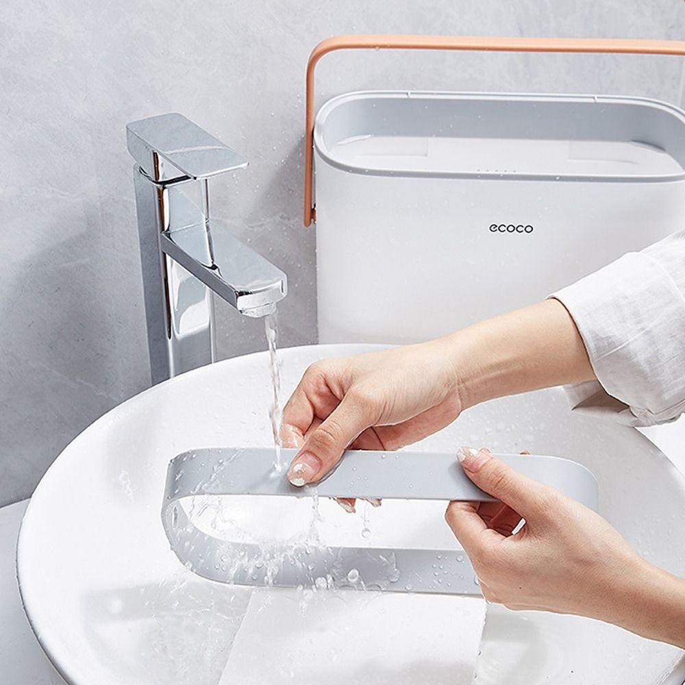 Waterproof Hanging Trash Bin Space-Saving Kitchen Compost Bin Wall-Mounted Trash Can  Bathroom