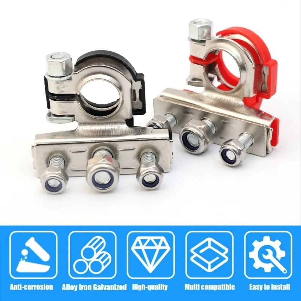 2PCS Iron Nickel-plated Battery Storage Terminal Connector Energy Storage System