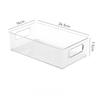 26.5x16x7.5cm Desktop Storage Box Thicken Acrylic Transparent Snack Skincare Multi Purpose Miscellaneous Basket Cosmetics Classification Rack