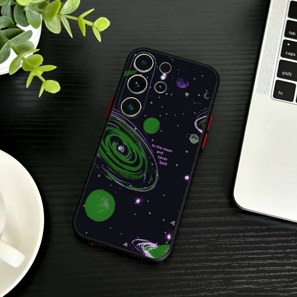 Y2k INS Graffiti Phone Case For Samsung S26,S25,S24,S23,S22,S21,S20,Plus,Fe,Lite,Others Black Cover
