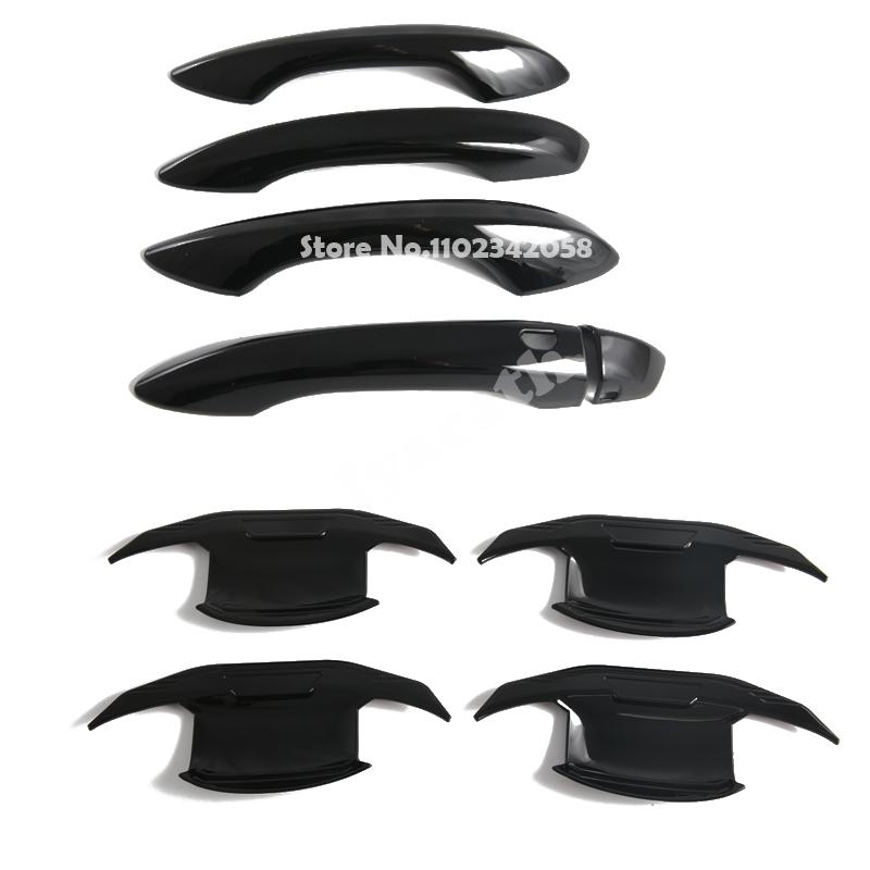 For MG 4 MG4 EV 2025 2026 ABS carbonfiber black Exterior door handle bowl cover  charge panle rearview mirror cover Accessories