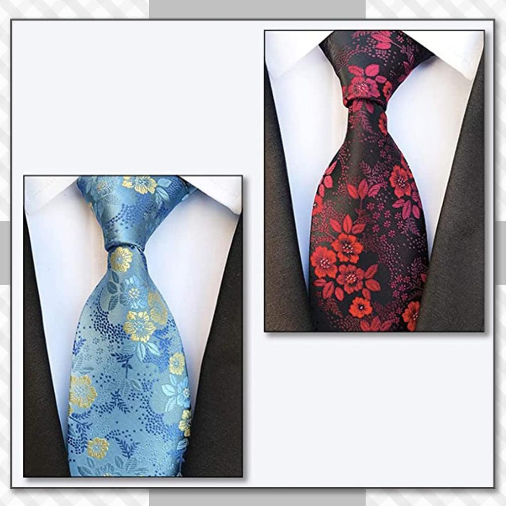 CHROME CRANE (Chrome Crane) Necktie, Floral Pattern, Solid Color, Suitable for Suits, Business, Casual, Stylish, Men's NR007 (Green 279)