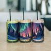 PVC DIY Heat Transfer Paper for UV Sublimation Cup Aurora Borealis 110x240mm 10 style 1pc/style 10pcs/set