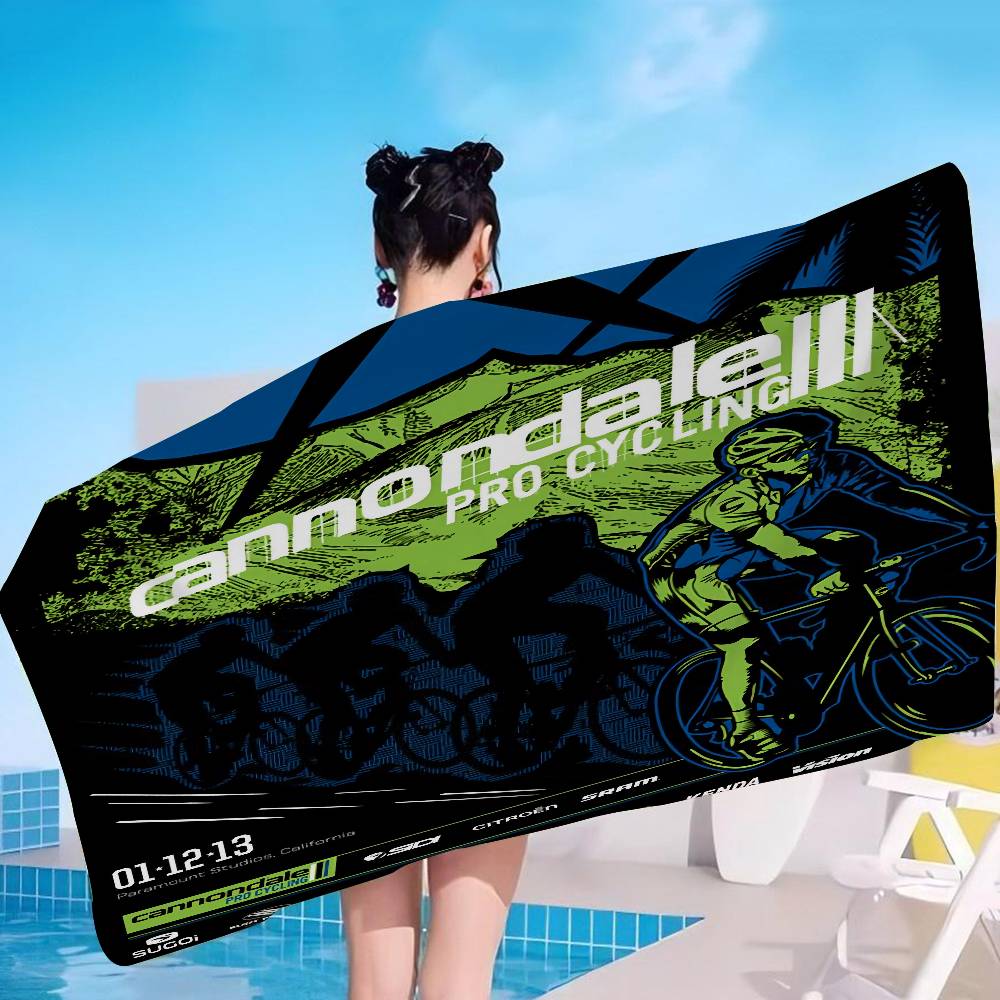 C-Cannondales Big Microfiber Beach Towels Quick Dry Towel Sand Beach Towels Pool Towel for Travel Swim Pool Yoga