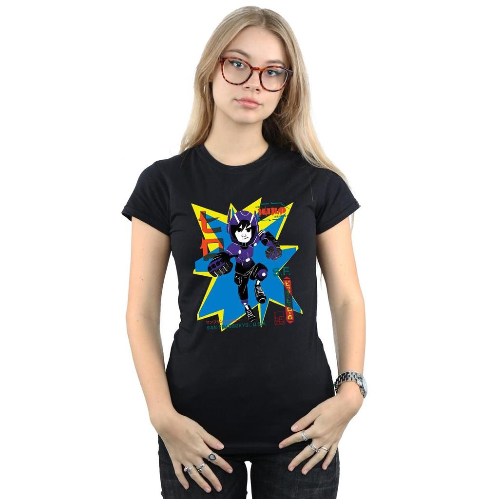 Disney Womens/Ladies Big Hero 6 Hiro Anime Cotton T-Shirt