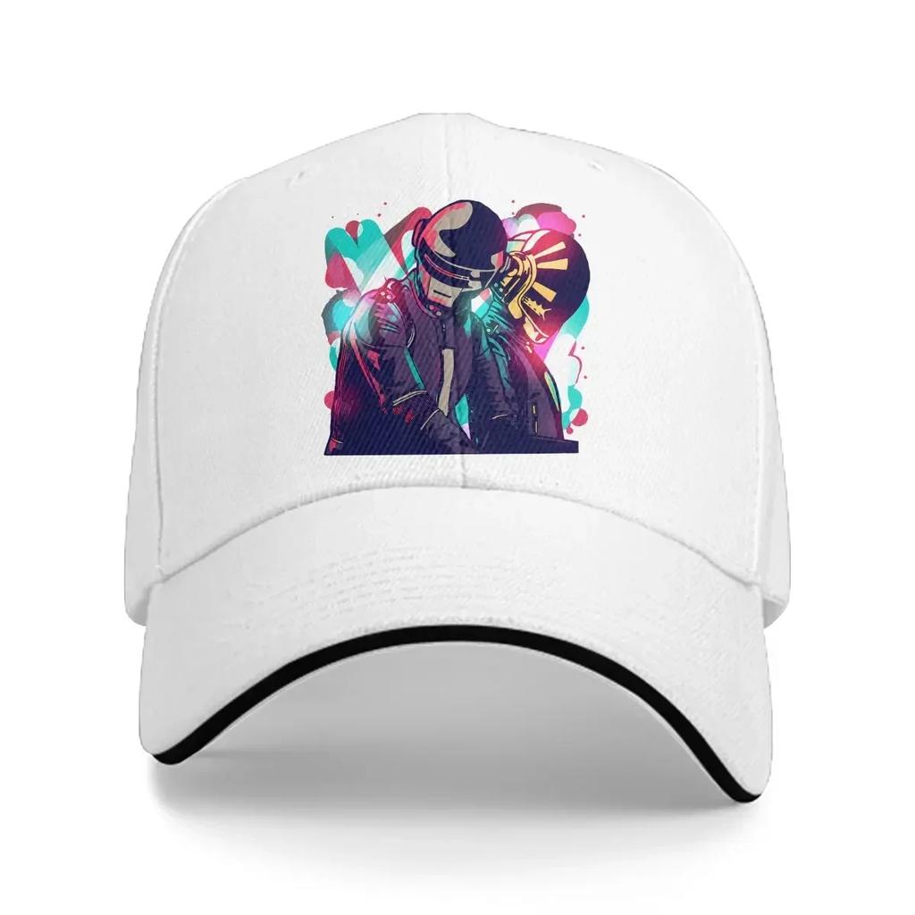 Pure Color Dad Hats Neon Party Unisex's Hat Sun Visor Baseball Caps Daft Punk Peaked Cap