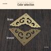 5cm Antique Chinese Brass Corner Protectors for Furniture and Jewelry Box