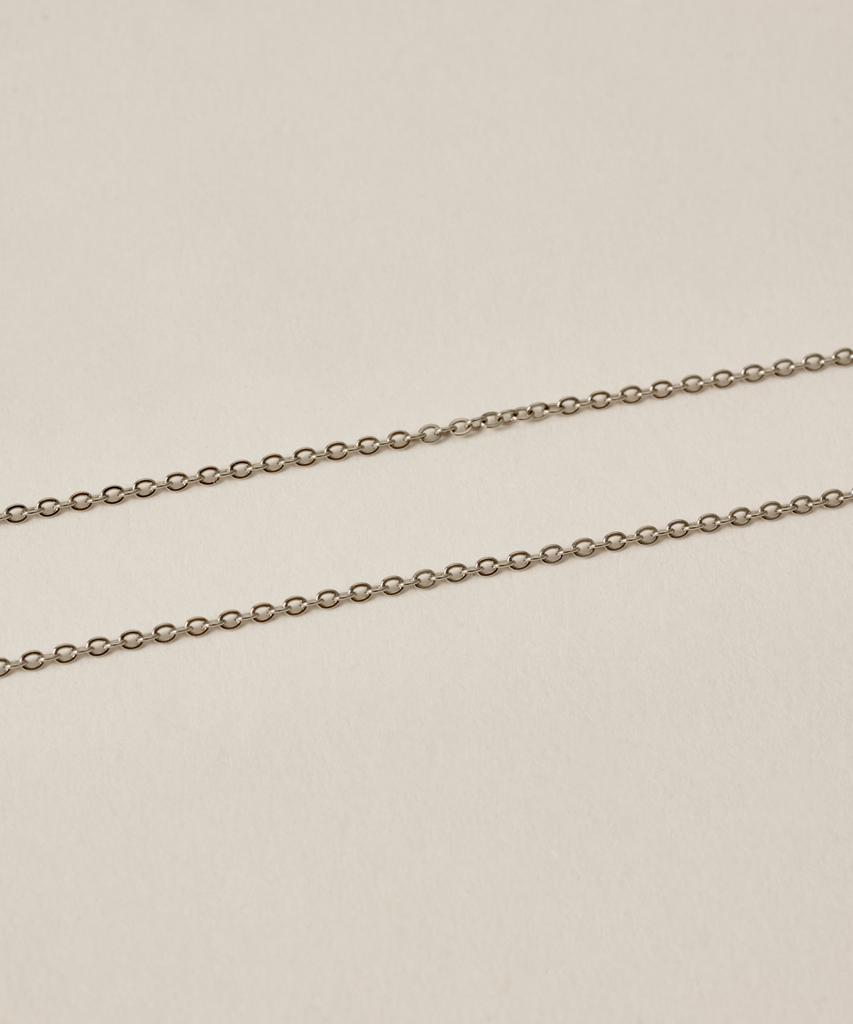 Novice Tokyo Onyx Pendant Necklace [Stainless] / Silver