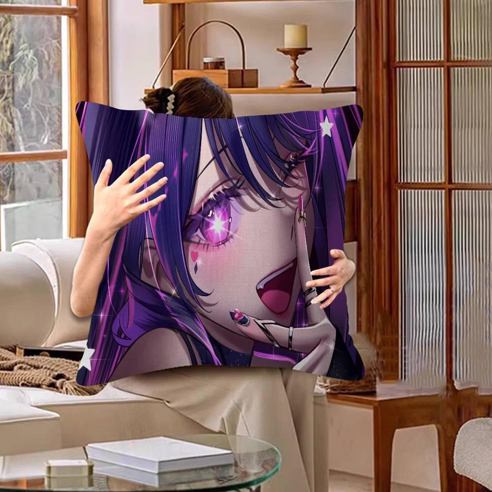 Oshi No Ko Anime Ai Hoshino Personalized Pillow Dust Cover Bedroom Kids Party Decoration Pillowcase Birthday Children Gift