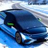 Magnetische Auto Voorruit Zonnescherm Sneeuwhoes Vorstbeschermer UV IJs Bescherming Blocker Voor De Meeste Voertuigen