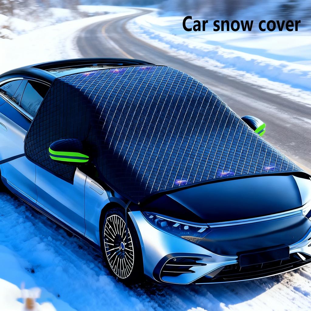 Magnetic Car Windshield Sunshade Snow Cover Frost Guard Uv Ice Protection Blocker For Most Vehicles