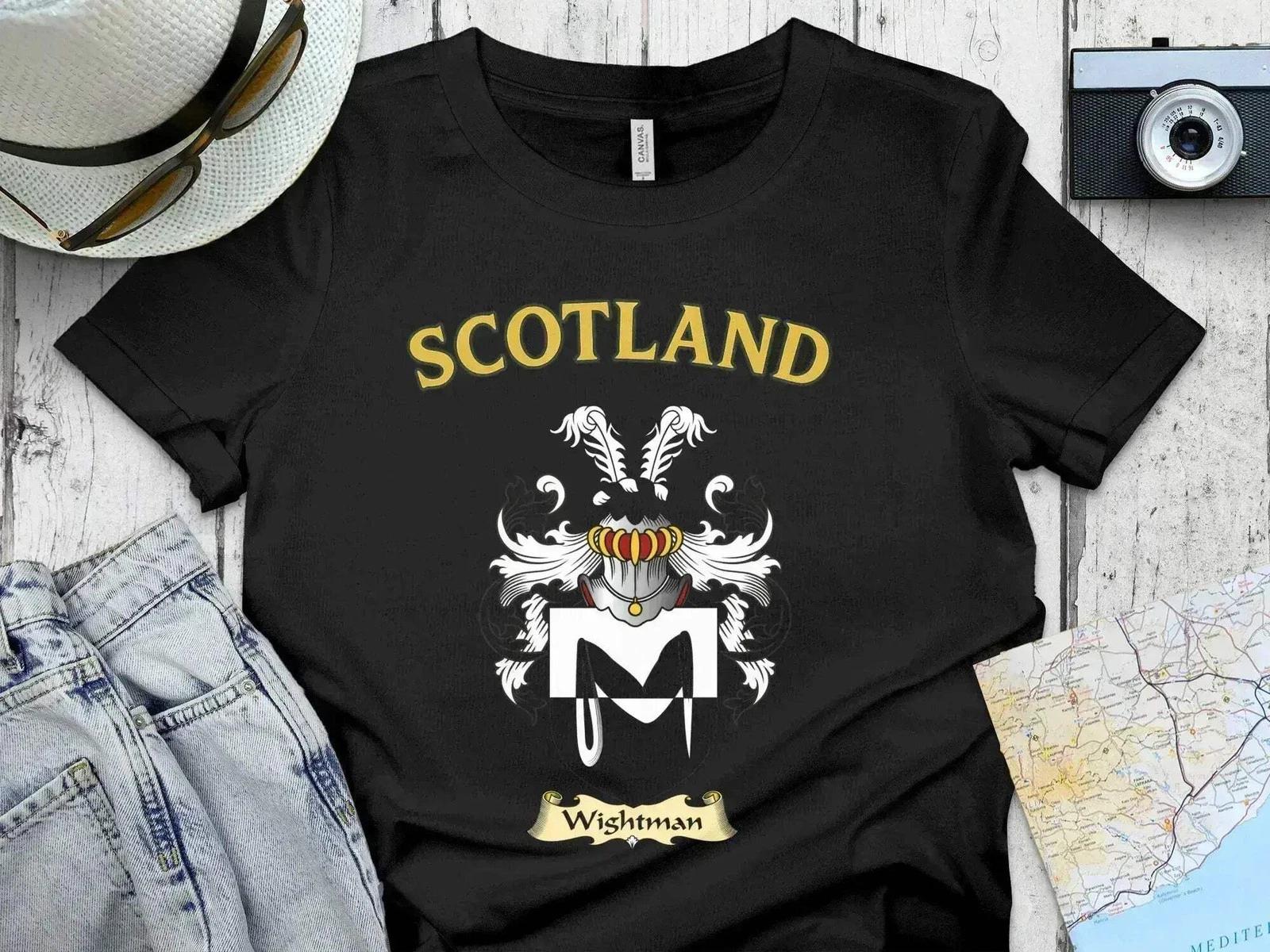 Wightman Scotland Family Crest Heritage Honor Pride T-Shirt S