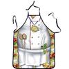 Funny Printing Apron For Kitchen Cleaning Polyester Waterproof Cooking Chef Cooking Gift For Adults