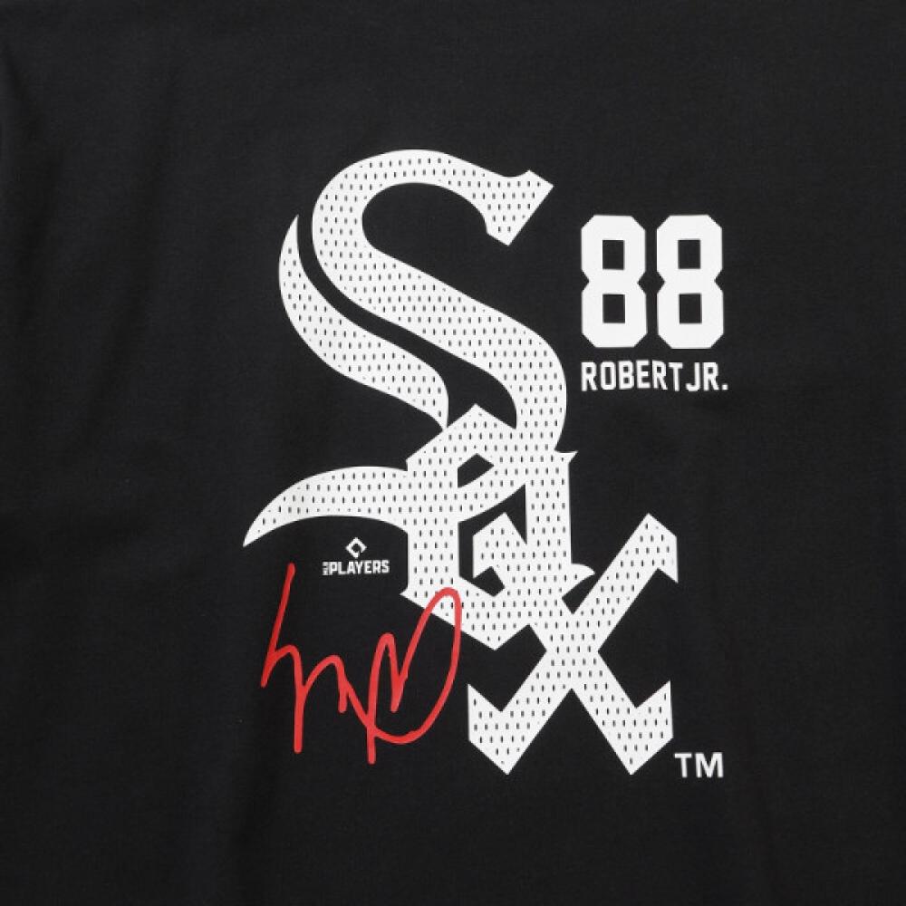New Era Chicago WhiTe Sox SignaTure Player T shirT Black